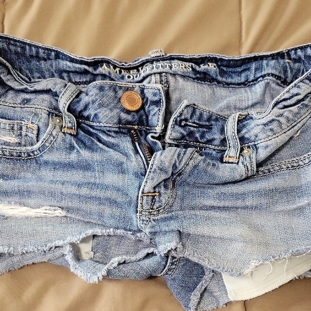 American Eagle Outfitters Blue Denim Shorts
